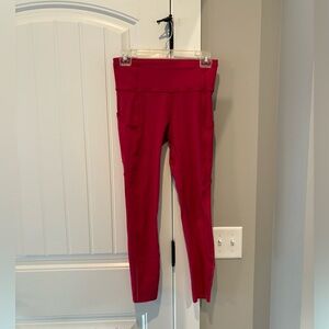 Hot pink Lululemon running High-Waisted Leggings